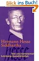 Siddhartha: Eine indische Dichtung (Suhrkamp BasisBibliothek)