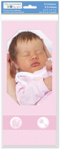 The Paper Company, 2009190, Pby Pink Dot 10 Phot Announce with Domes