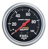 IMAGE OF Auto Meter 3563 Sport-Compact Full Sweep Electric Fuel Pressure Gauge