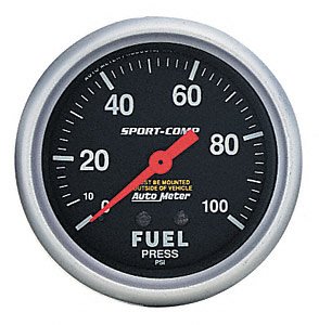 Auto Meter 3363 Sport-Compact Fuel Pressure Gauge