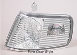CRX Euro Clear Corner Lights / Lamps Options - JDM Black Housing