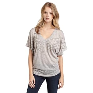 Buy Aryn K Ladies Silver Chain Detail Tee