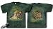 Suchen : liegender Tiger - T-Shirt 100% Baumwolle, Motiv vone und hinten