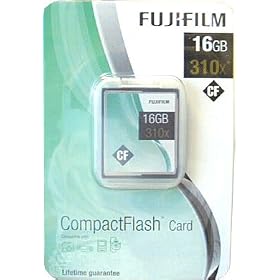 Fujifilm 16GB 310x Speed 10MB/sec Compact Flash Card