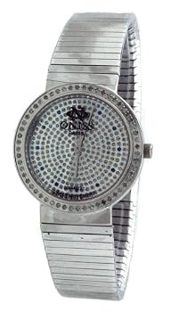 Oniss Men's Tangera Silver Tone Diamond Face and Bezel Watch Model ON-478-M