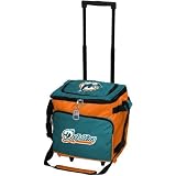 Miami Dolphins Aqua Rolling Collapsible Cooler by Reebok