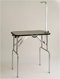 Pet Product 490HP 30 L x 19 W x 34 H Hollow Panel Wood Grooming Table with Arm