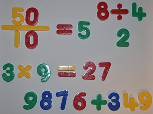 Refrigerator Magnets for Kids Math Set: 26 Piece Mathematic Magnets for Fridge, Toddlers and Babies