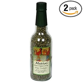 Melina's Green Peppercorns, 3.5-Ounce Bottle (Pack of 2)