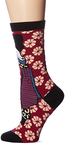 Stance Women's Rihanna Geisha Tomboy Crew Sock, Pink, One Size