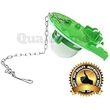 #1 Premium Quality Universal Adjustable Water Saver Toilet Flapper 3-Inch with Stainless Steel Chain and Hook
