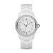 DKNY Ladies Watch NY8011 with White Dial and White Plastic Strap