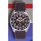 Harley Davidson Bulova Mens Watch, Black Dial Chronograph, Tachometer, 78C00