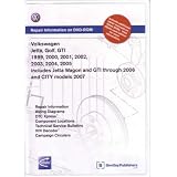 1999-2005 2004 VW GOLF GTI JETTA Service Manual DVD by Volkswagen