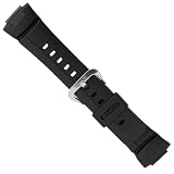Casio America - Genuine Factory Casio Replacement Band G2300 Black Strap 16mm