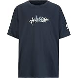 QUIKSILVER Plaid Attack Boys T-Shirt - Navy