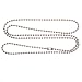 Name: 27 In. Stainless Steel Necklace, Military Dog Tag Ball Chain, 2.4mm #3 bead