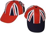 Union Jack Baseball Cap Olympics Diamond Jubilee In Blue Or Red One Size