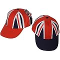 Union Jack Baseball Cap Olympics Diamond Jubilee In Blue Or Red One Size