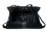 Huge Flexible Leather Shoulder Bag Handbag Purse LSH_BLACKZT_XLG3