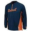 Detroit Tigers Authentic Road Triple Peak Cool Base Gamer Jacket by Majestic