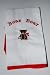 Embroidered Baby Bib - Red Bear Bear