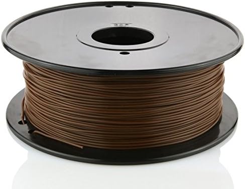 AUGUSTO 1.75mm WOOD BROWN PLA 3D Printer Filament - 1kg Spool (2.2 lbs) - Dimensional Accuracy +/- 0.05mm
