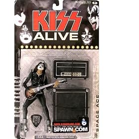 KISS - 2000 - McFarlane Toys - KISS ALIVE Ace Frehley : Space Ace - Super Stage Figures - w/ Guitar, Amps & Pick - RARE - Out of Production - New - Limited Edition - Collectible