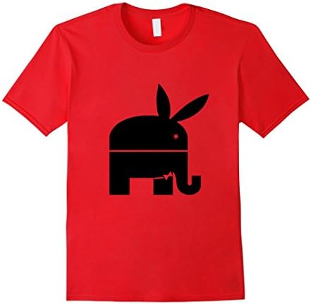 Men's Republican Elephant T-Shirt Small Red