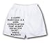 White Boxer Short with A happy marriage is a long conversation that always seems too ...