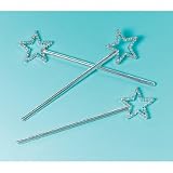 Lot de 12 Minis Baguettes Fée Princesse - Anniversaire Enfant - Fête Enfant