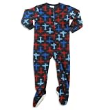 Calvin Klein Sleepwear - Boys Heavy Weight Blanket Sleeper, Navy, Red, Royal