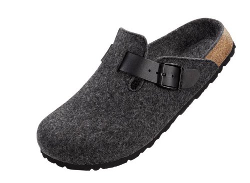 Betula licensed by Birkenstock. Model "Rock" in "Darkgrey".
