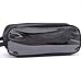 niceEshop(TM) Portable Waterproof Shoe Travel Storage Zip Bag Visual Breathable Tote Bag - Black
