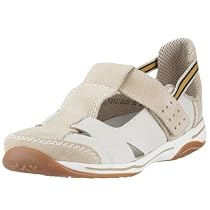 Rieker Gabriele L6261-61, Damen Sandalen/Outdoor-Sandalen, beige, (nebbia/weiss/spiaggia 61)