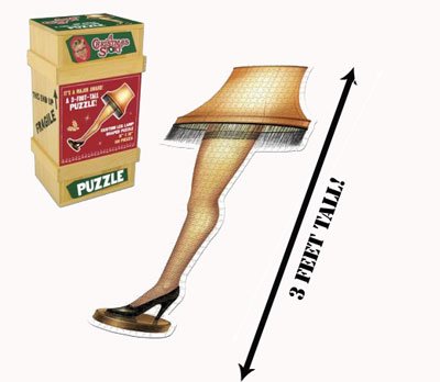 A Christmas Story Leg Lamp Floor Puzzle - 36 Inch Tall