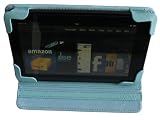 AQUA iPearl mCover® Leather Cover Case for Amazon Kindle Fire Tablet with 7" Full Color Multi-touch Display
