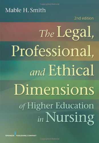The Legal, Professional, and Ethical Dimensions of Education in...