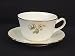 Canonsburg linda cup and saucer white & yellow flowers