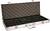 Aluminum Poker chip case - Holds 500 chips, 2 decks of cards and dice