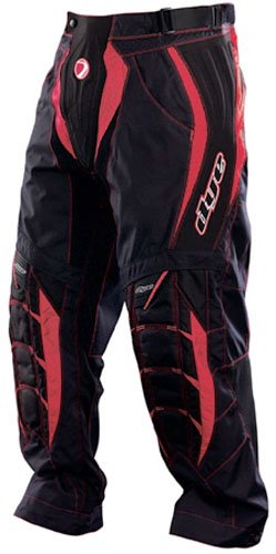 Dye C7 Men's Paintball Pants - Black / Red
