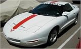 1993-97 Wide Center Stripe & 3 Names Kit (1994 25th Anniversary T/A Style) - RED