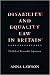 Disability and Equality Law in Britain: The Role of Reasonable Adjustment