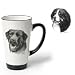 Porcelain Funnel Cup with Bernese Mountain Dog (Black and white, 6 inch)