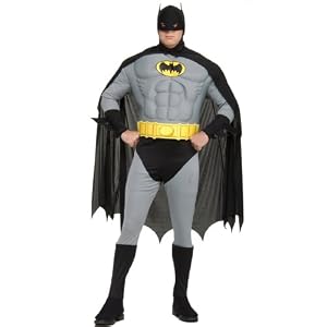 Plus Size Muscle Chest Adult Batman Costume