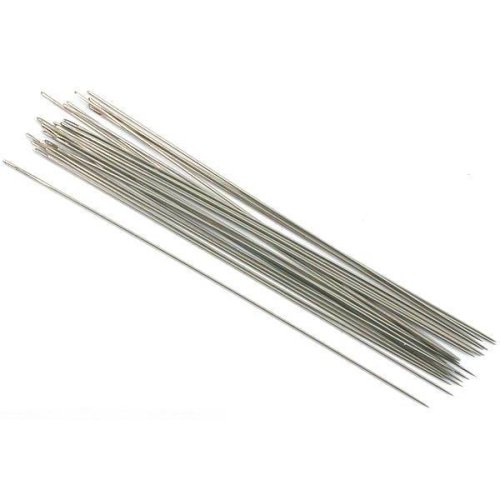 25 #12 English Beading Needles Bead Stringing