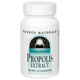 Source Naturals Propolis Extract 500mg, 60 capsules (Pack of 2)