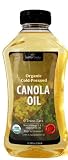 Sale BetterBody Foods and Nutrition Organic Cold Pressed Canola Oil, 16.9-Ounce (Pack of 2) by BetterBody Foods & Nutrition
