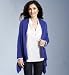 Petite Portfolio Open Front Ribbed Cardigan