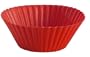 Le Creuset Silicone 6-Piece Baking-Cup Set, Cherry Red